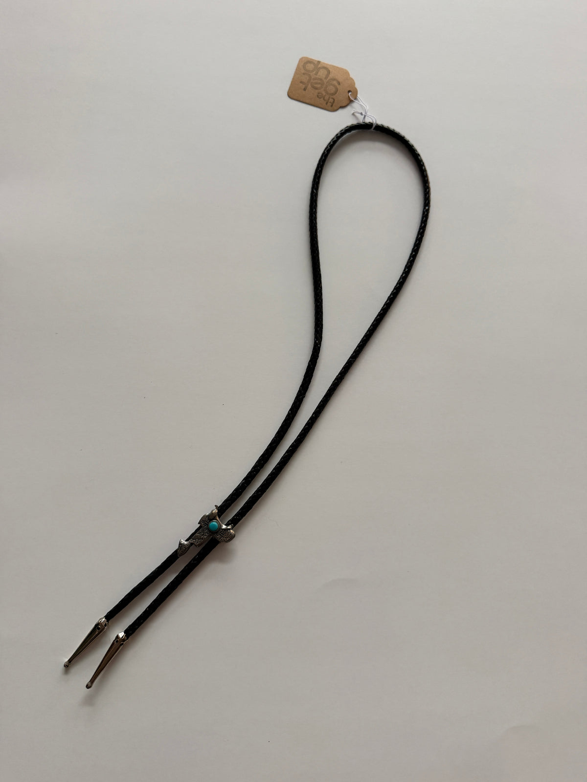 1970s Vintage Saddle Horse Riding Bolo Tie Necklace