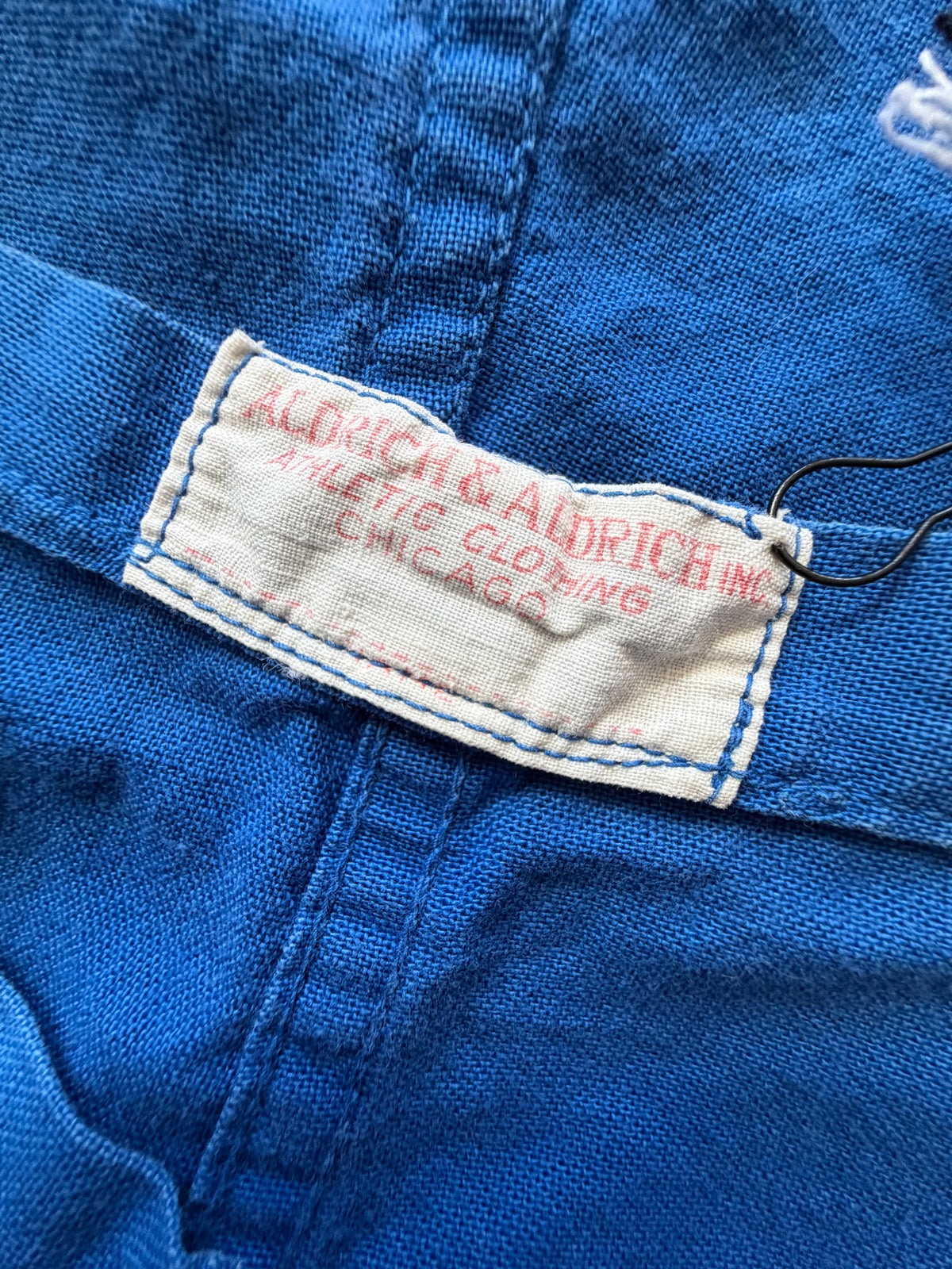 1940s - 1950s Vintage Aldrich & Aldrich High Waisted Cotton Gym Shorts