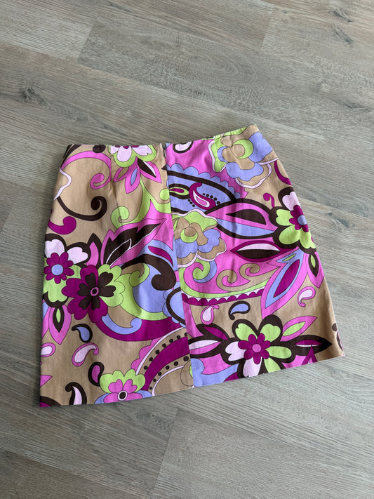 Early 2000s Y2K Vintage Pucci Vibes Mini Skirt