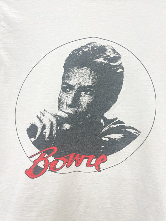 1970s Vintage David Bowie Changesonebowie Original Portrait Tee Shirt