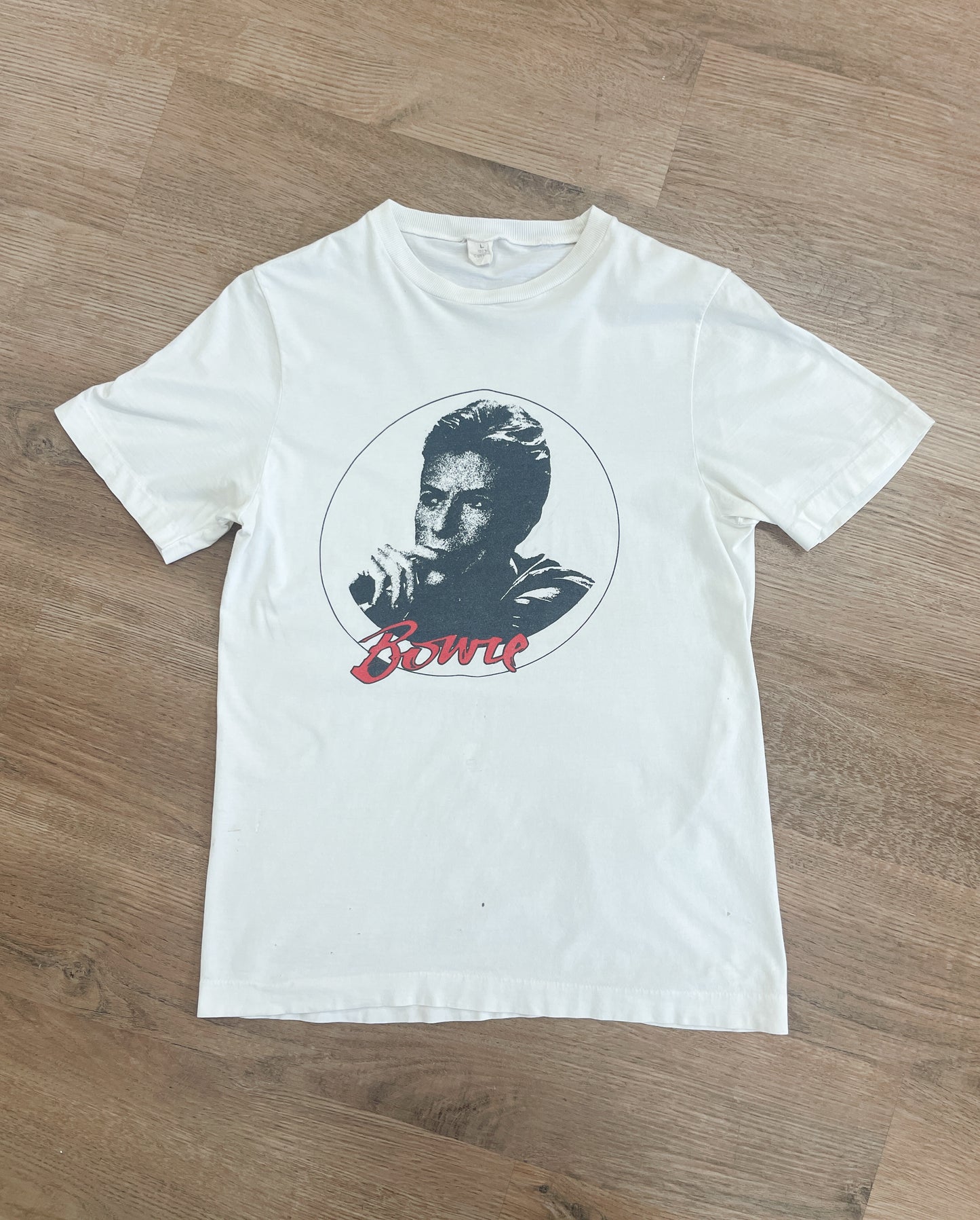 1970s Vintage David Bowie Changesonebowie Original Portrait Tee Shirt