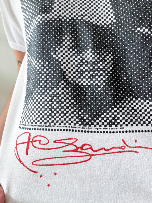 1980s Vintage Aid to the Arts of Nicaragua - Louis Riel Teacher's Brigade Solidarity Aide Tee