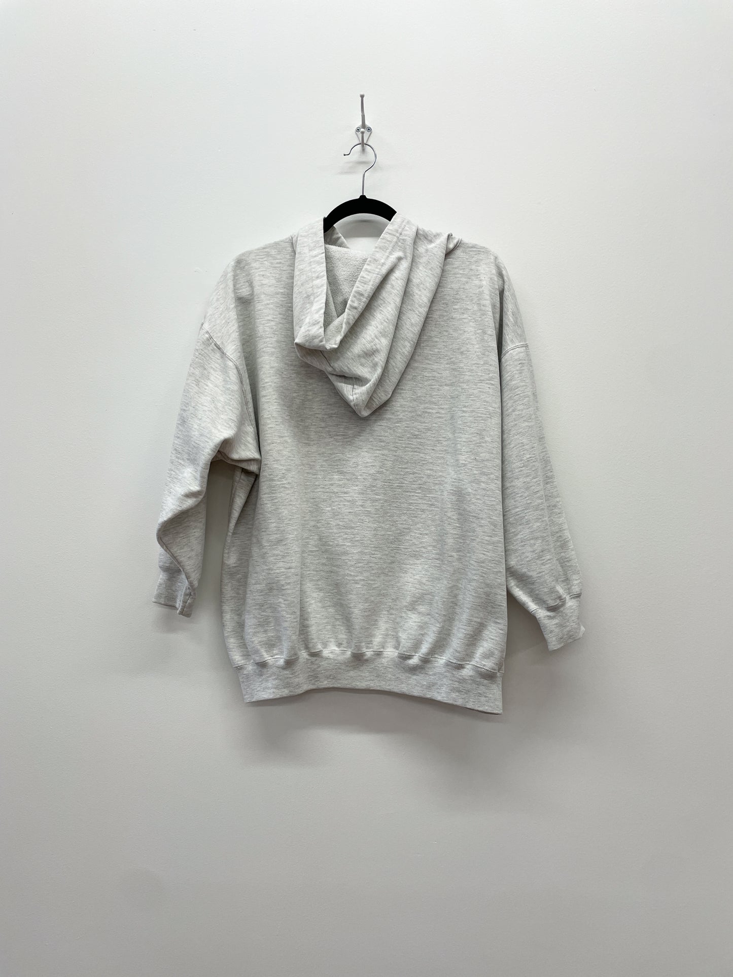 1990s Vintage Chamonix by Express Heather Gray Hooded Sweatshirt