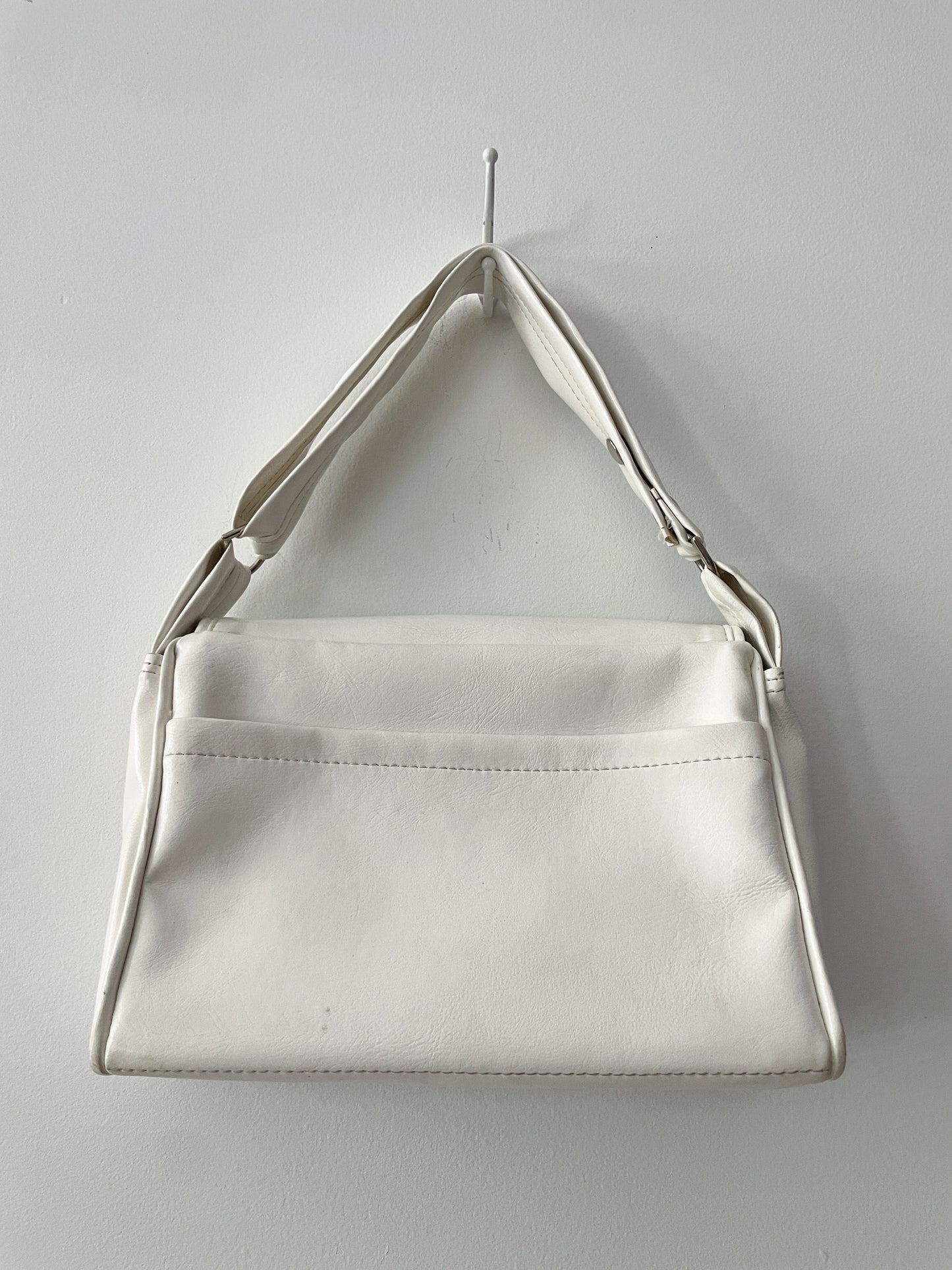 1980s Vintage Light House Sanibel Island Florida Painted Vinyl Shoulder Bag Purse