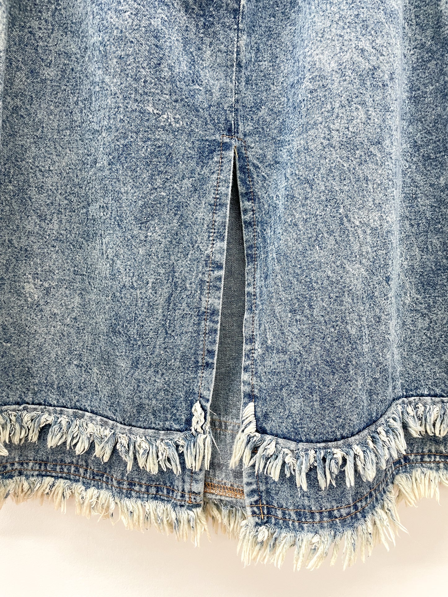 1990s Vintage Medium Stone Wash Midi Skirt by Letty's Ann Arbor