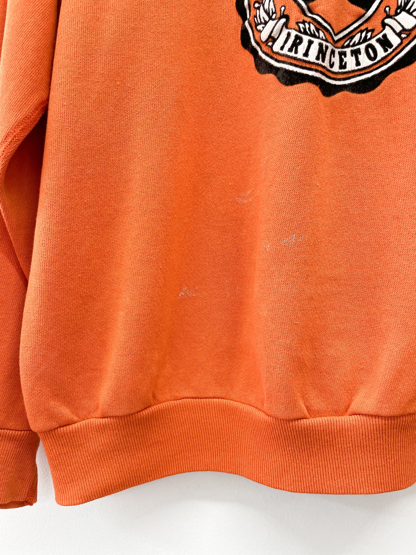 1980's Vintage Princeton Orange Crewneck Sweatshirt