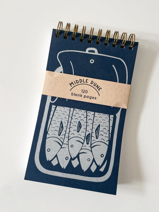 Sardine Coil Notebook