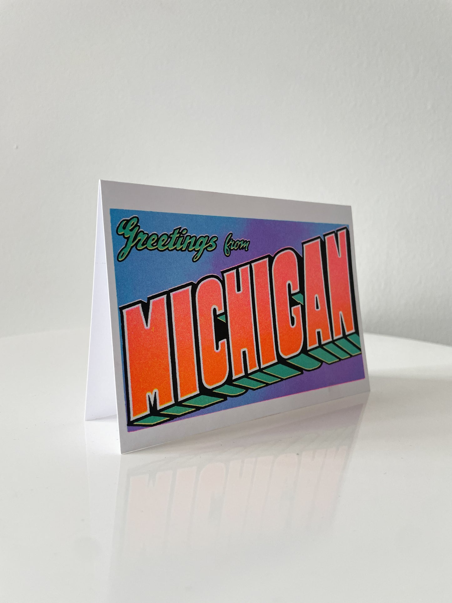 Greetings from Michigan Card