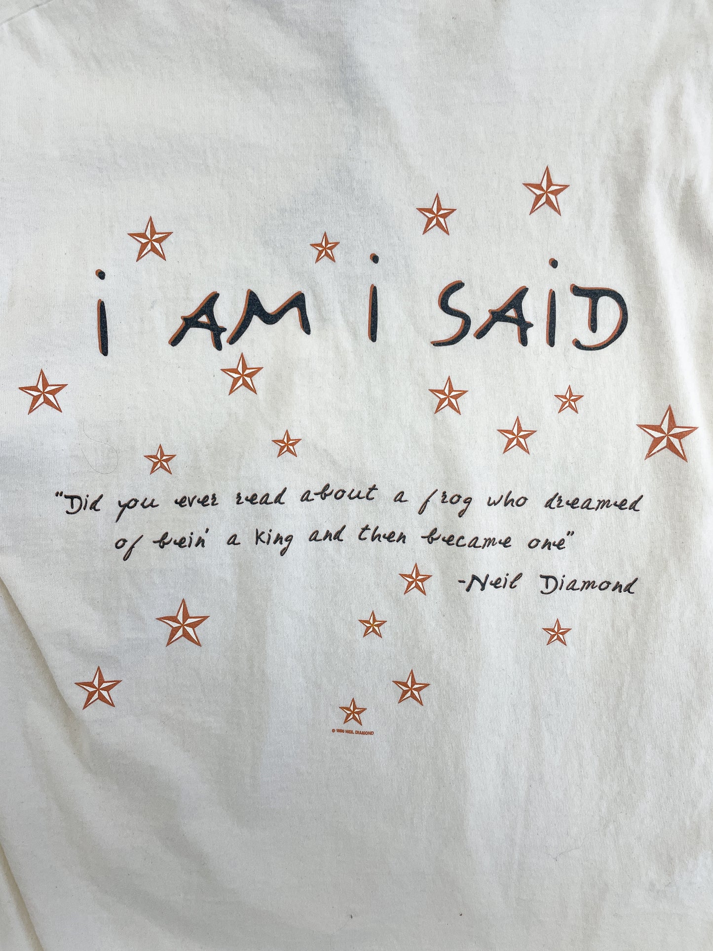 1996 Vintage Neil Diamond Tee 90s