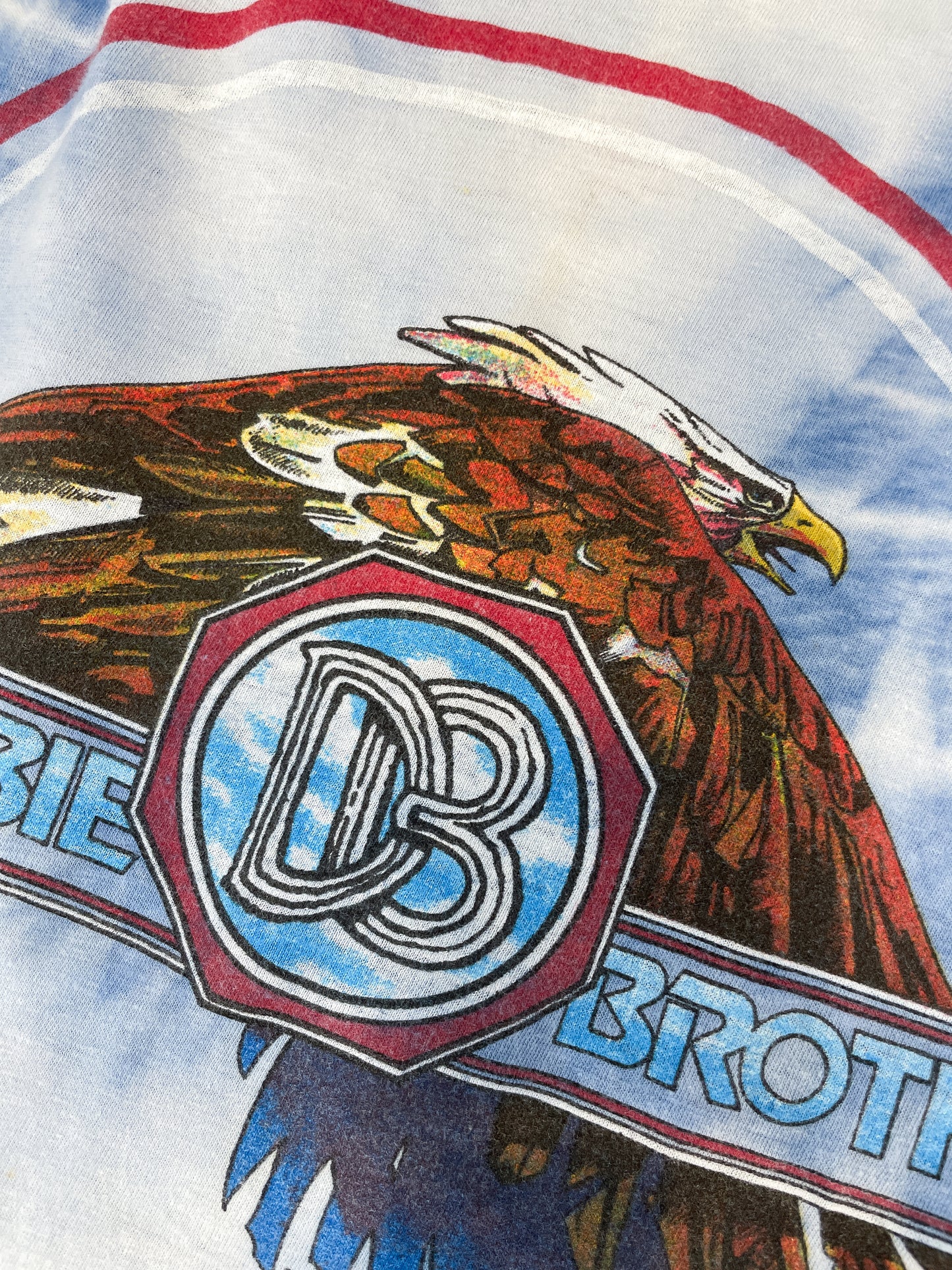 1976 Vintage Doobie Brothers Tie Dye T-Shirt 70s