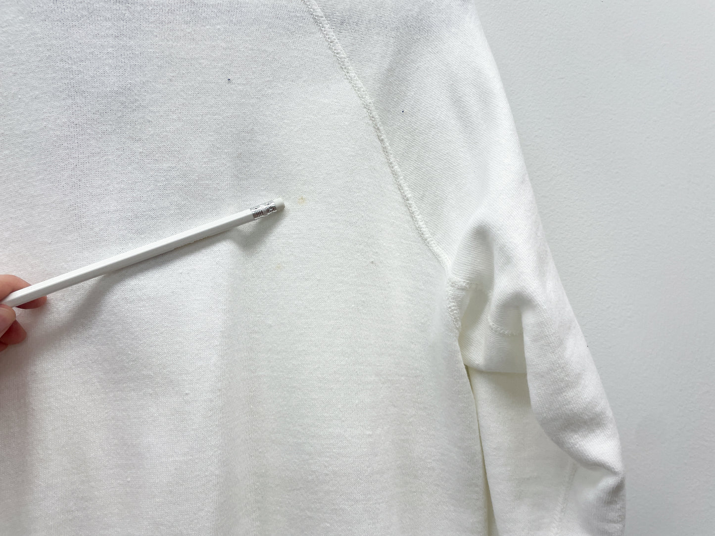 1960s Vintage Allen-A Deadstock Plain White Classic Crewneck