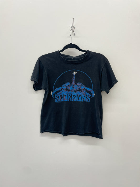 1970s Vintage Scorpions Cutoff Tee Shirt 1979