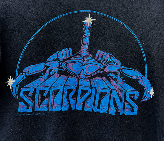 1970s Vintage Scorpions Cutoff Tee Shirt 1979