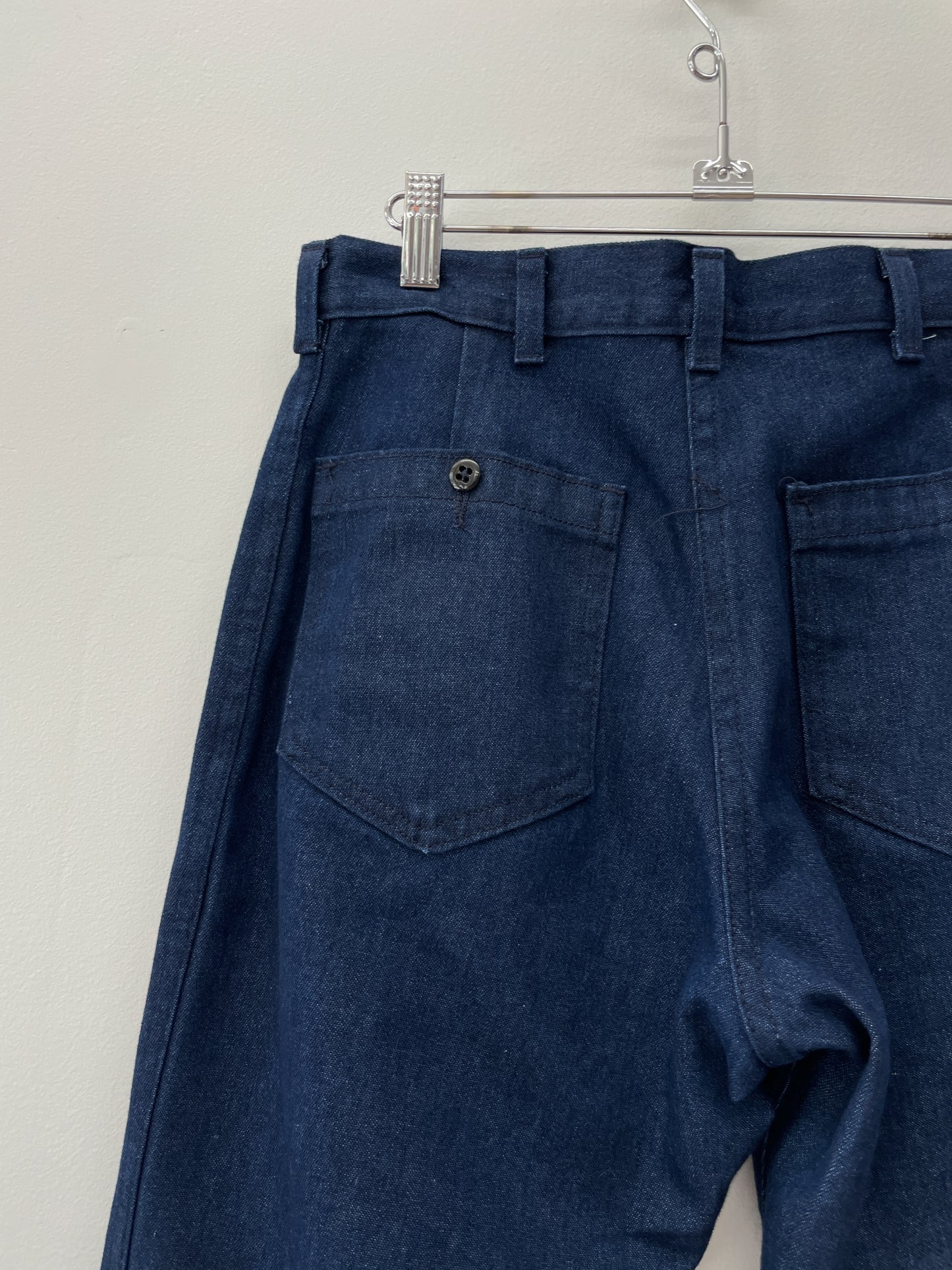 1970s Vintage Seafarer High Waist Sailor Pants