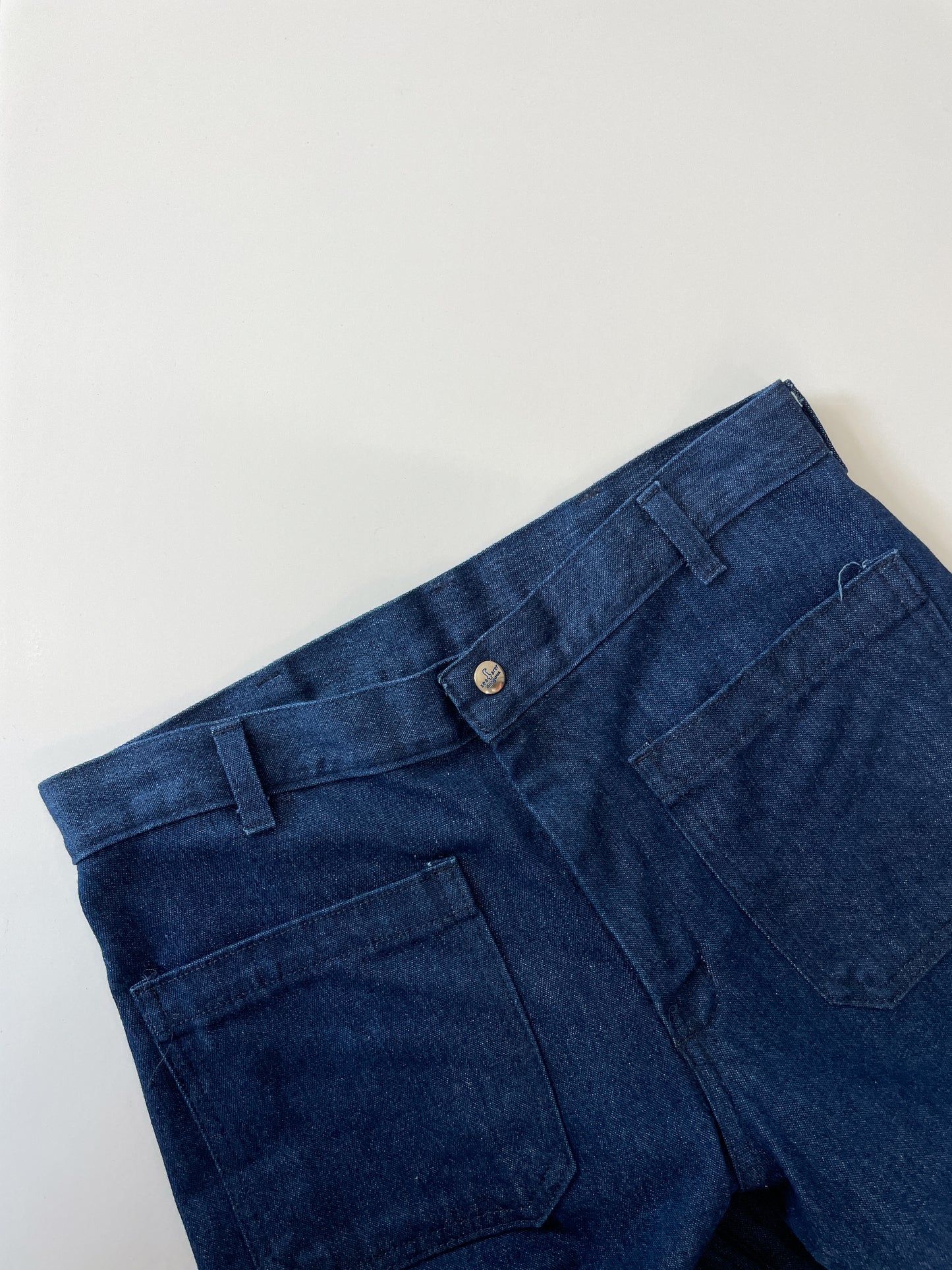 1970s Vintage Seafarer High Waist Sailor Pants