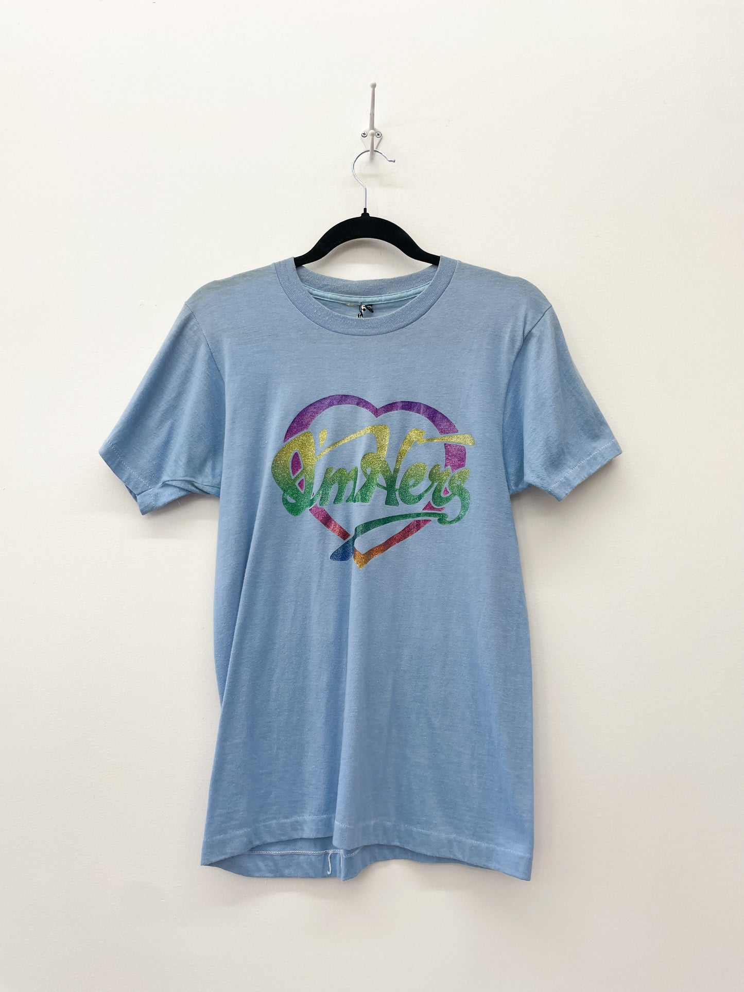 1980s Vintage I'm Hers Heart Iron On Tee Shirt