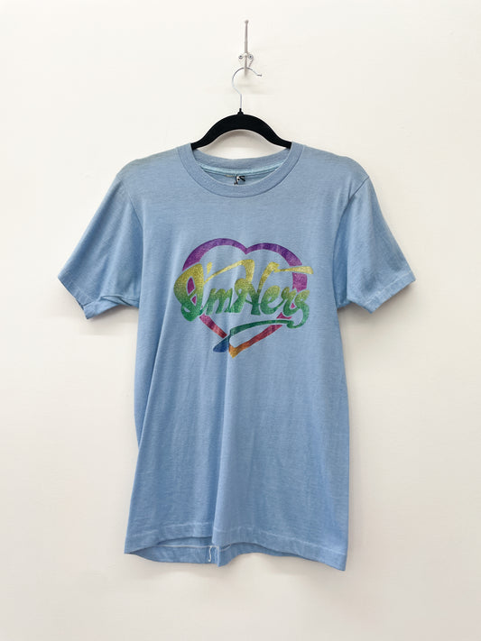 1980s Vintage I'm Hers Heart Iron On Tee Shirt