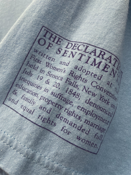 1980s Vintage Failure Is Impossible Feminism Declaration of Sentiments Tee Shirt