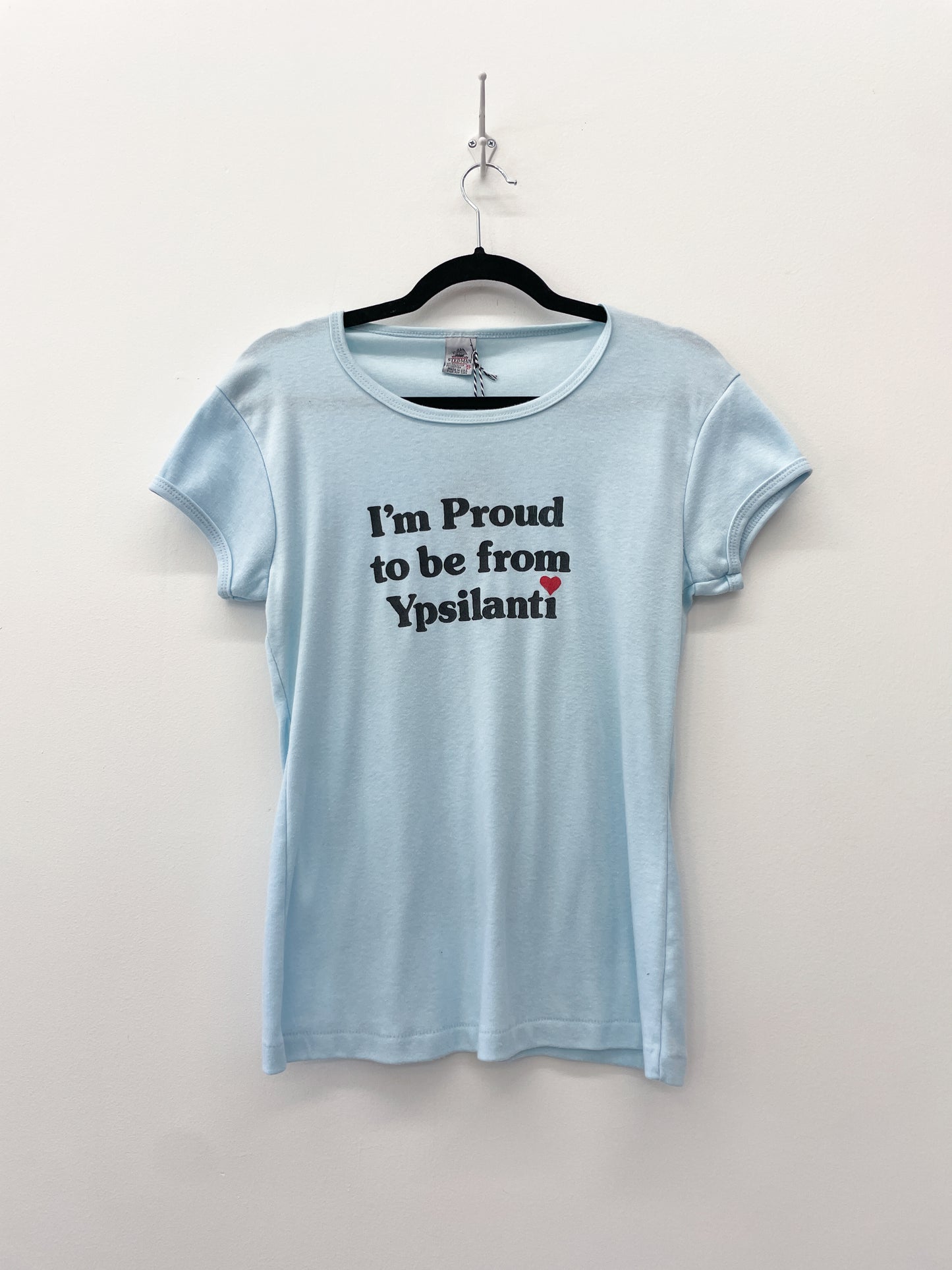 1980s Vintage I'm Proud to be from Ypsilanti! Michigan Babydoll Tee #1