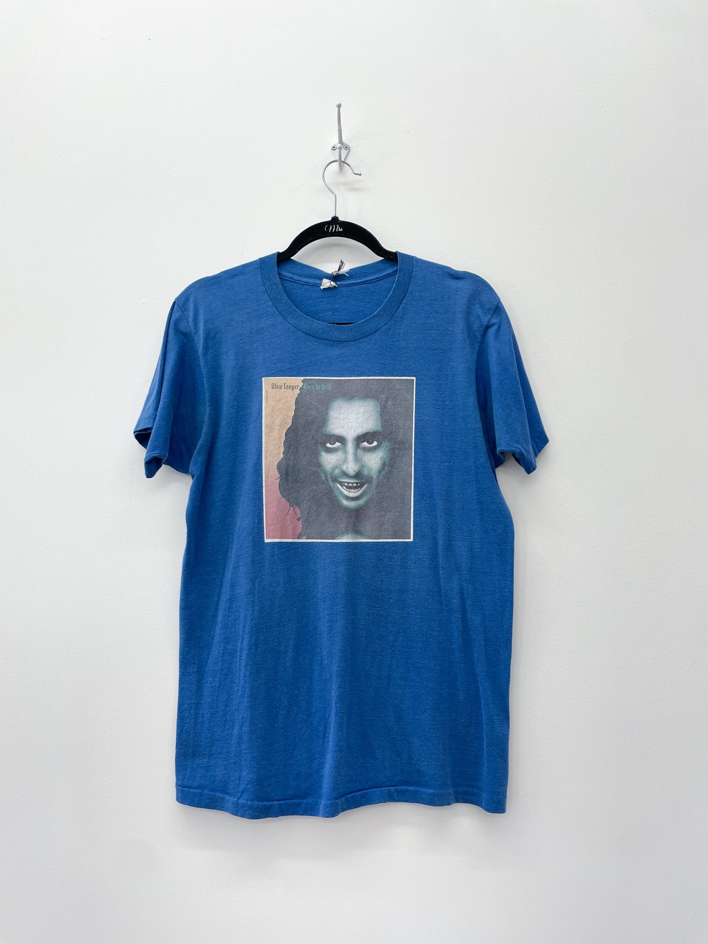 1970s Vintage Alice Cooper Goes To Hell Iron-On Tee Shirt