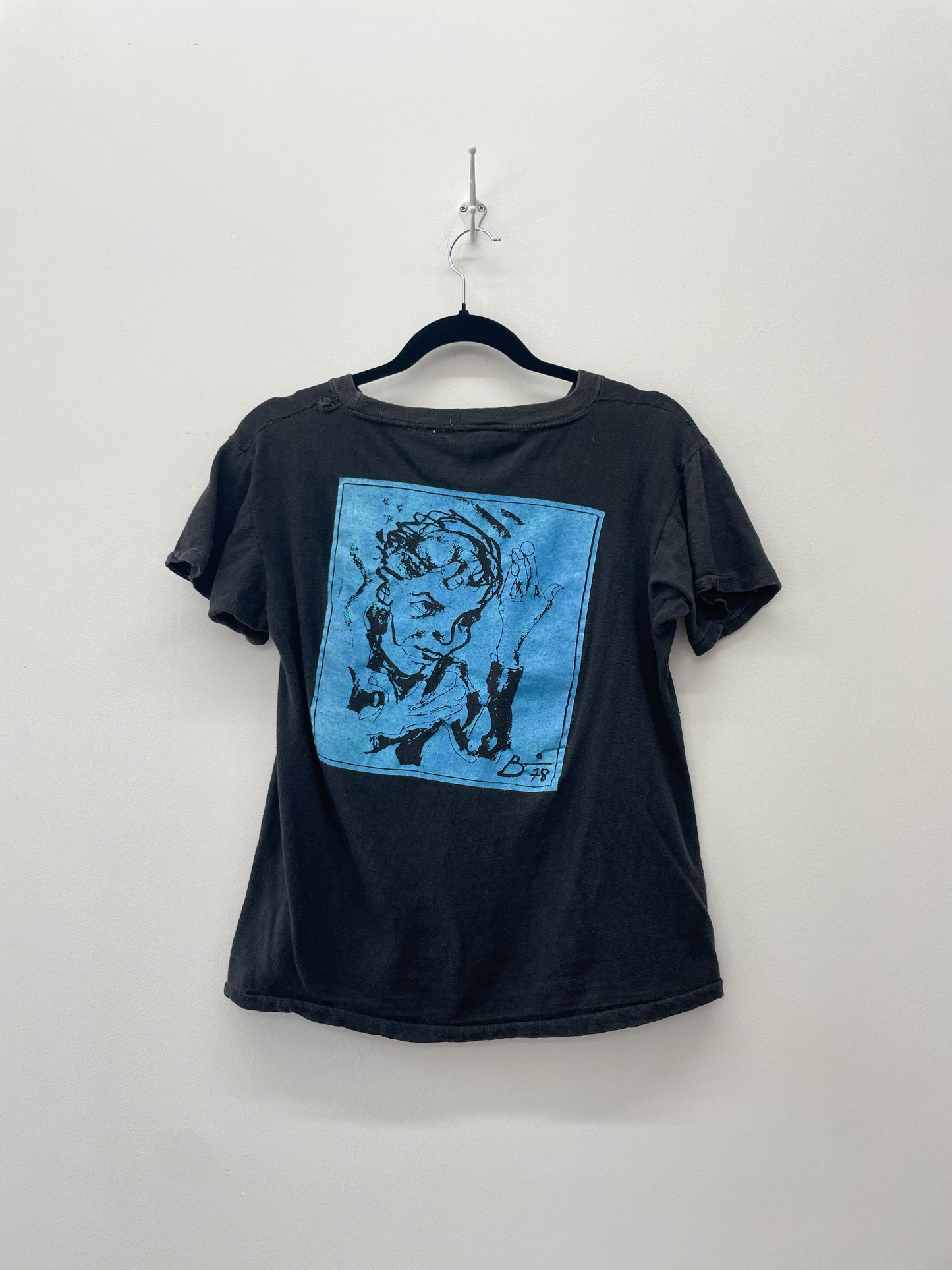 1978 Vintage David Bowie Heroes Original Tour Shirt 1970s