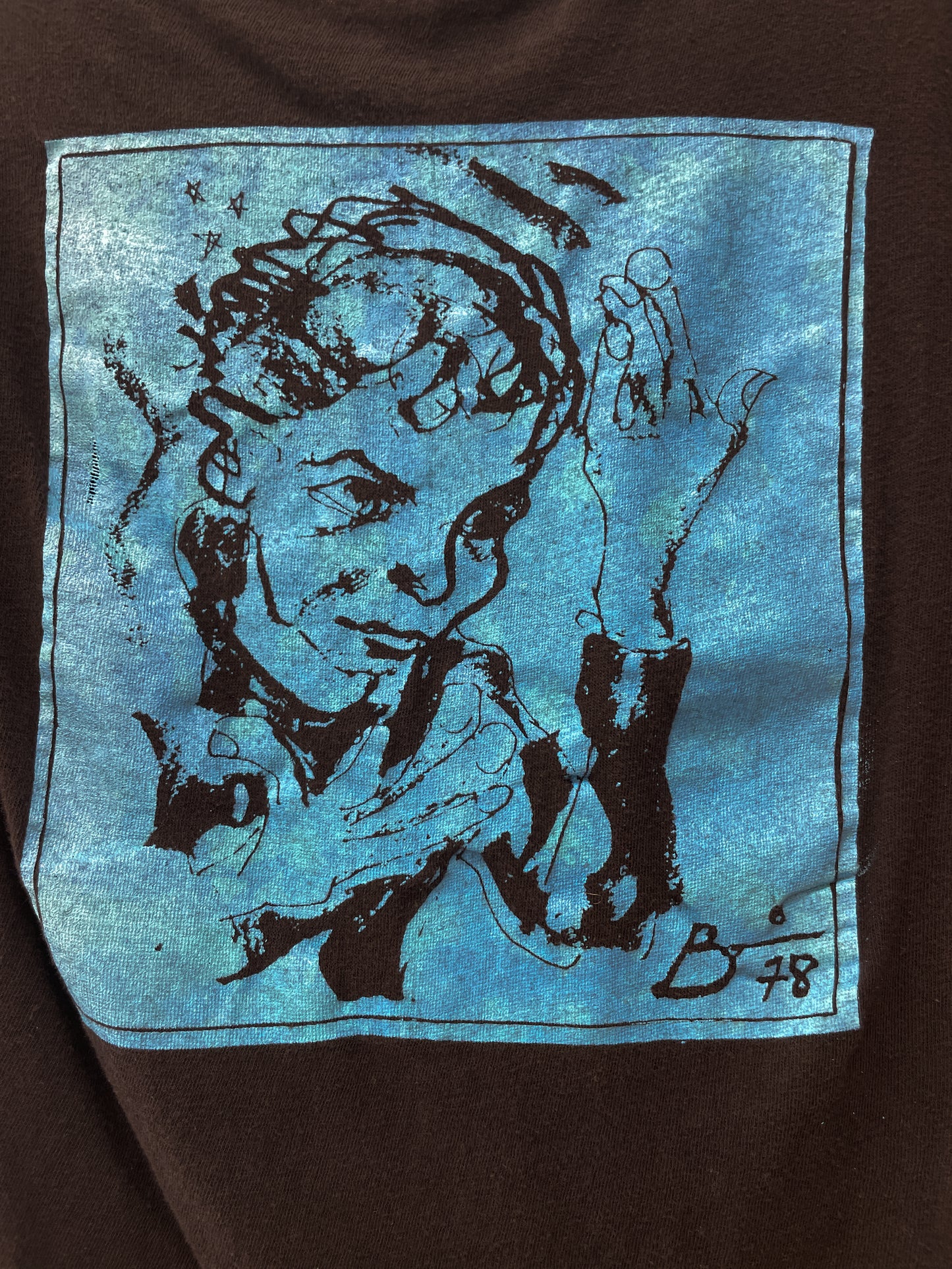 1978 Vintage David Bowie Heroes Original Tour Shirt 1970s