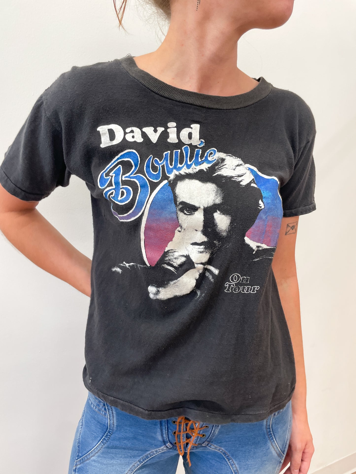1978 Vintage David Bowie Heroes Original Tour Shirt 1970s