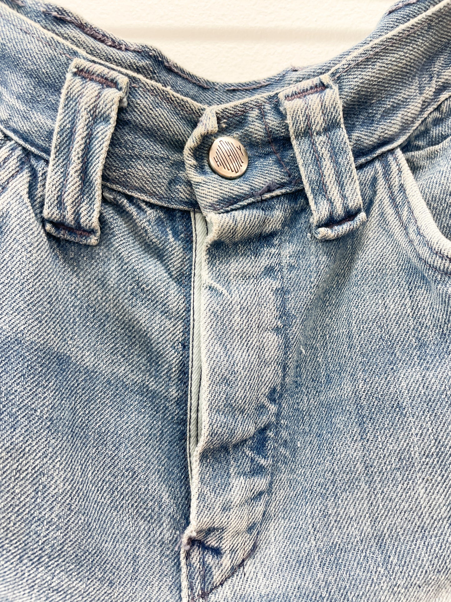 1970s Vintage Hillbilly Patched Up Torn & Frayed Shorts