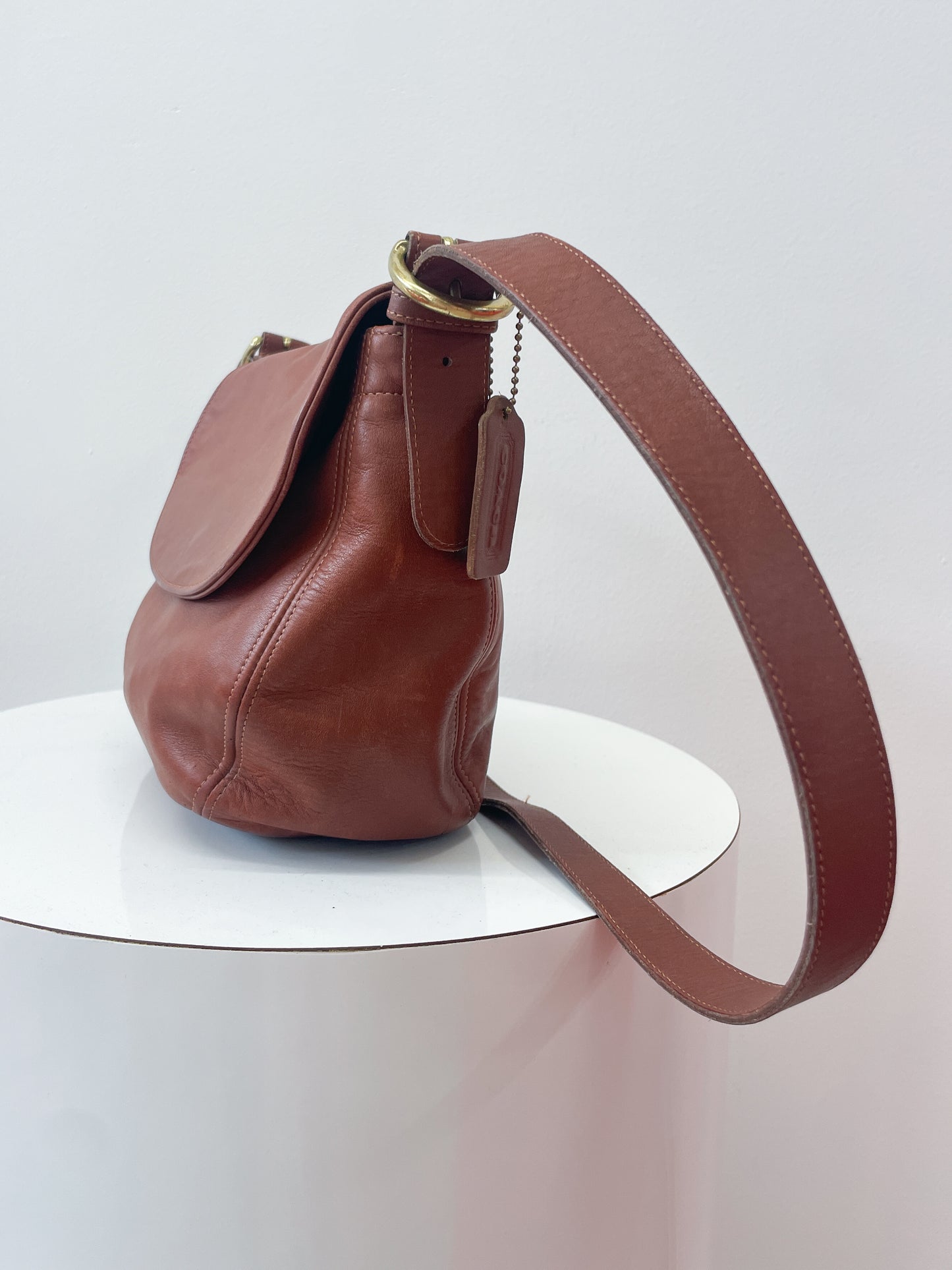 1970s Vintage Coach Leatherware Carlton 4132 Satchel Bag