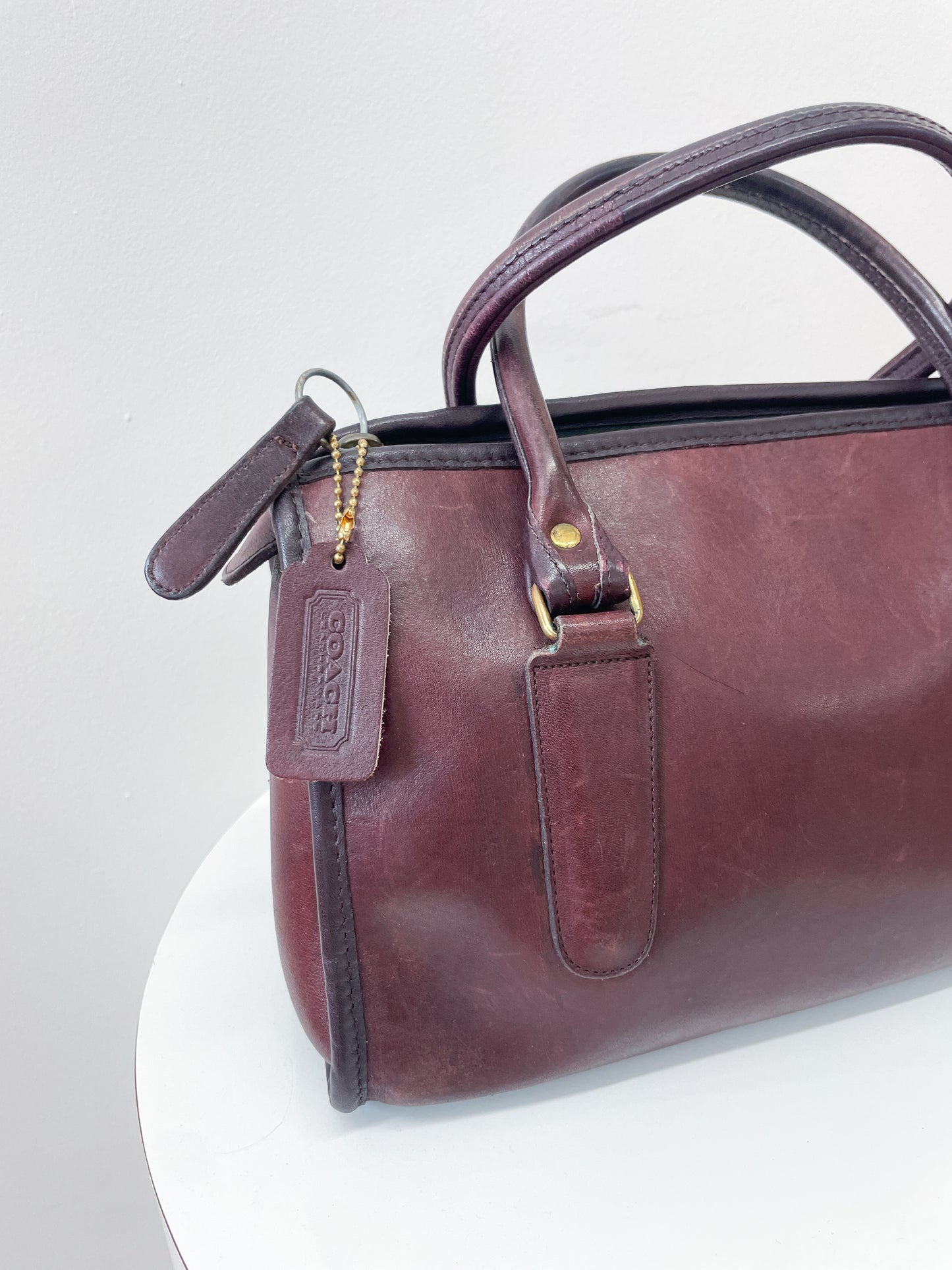 1970s Vintage Coach Leatherware NYC Madison Satchel Bag