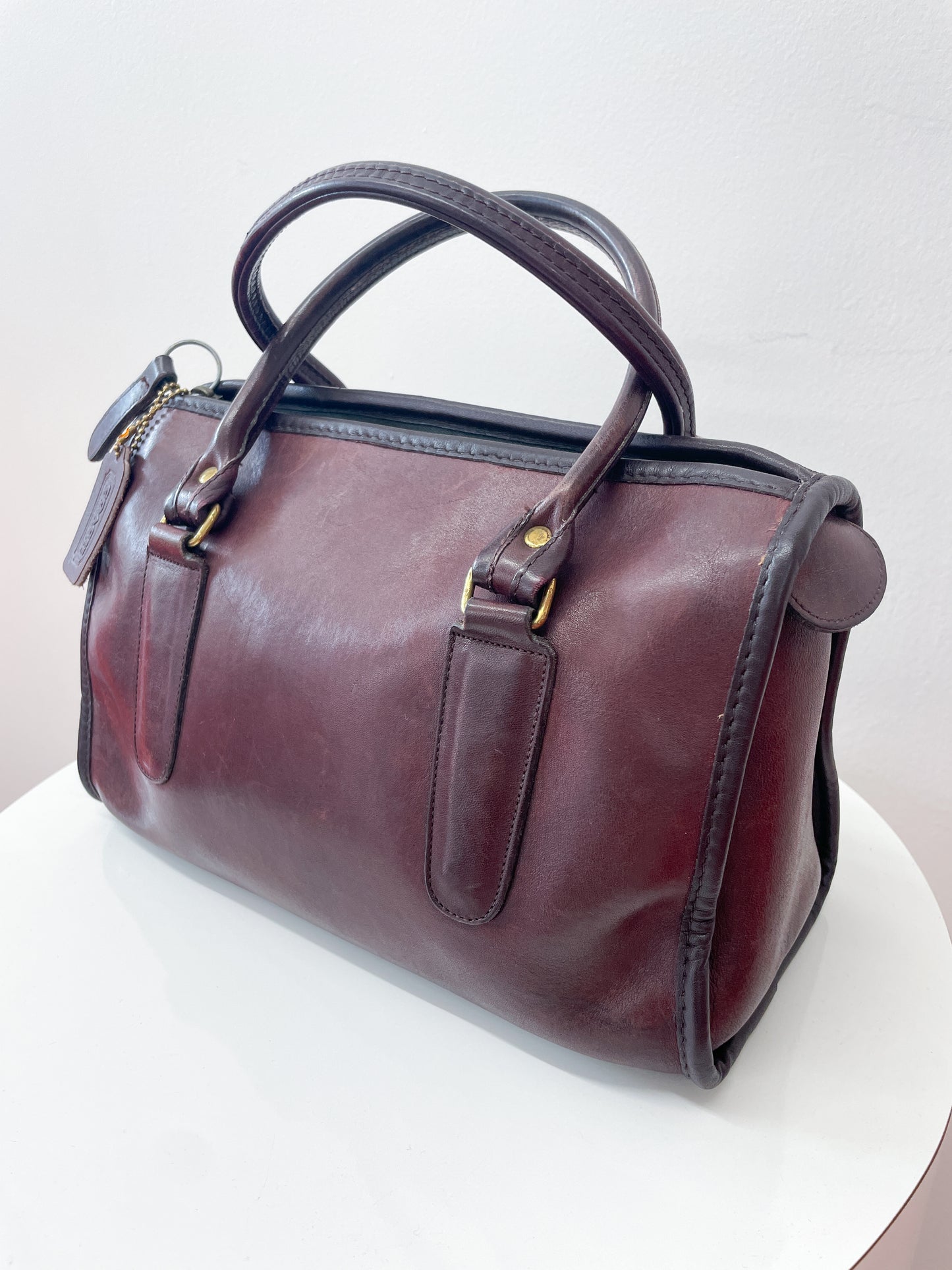 1970s Vintage Coach Leatherware NYC Madison Satchel Bag