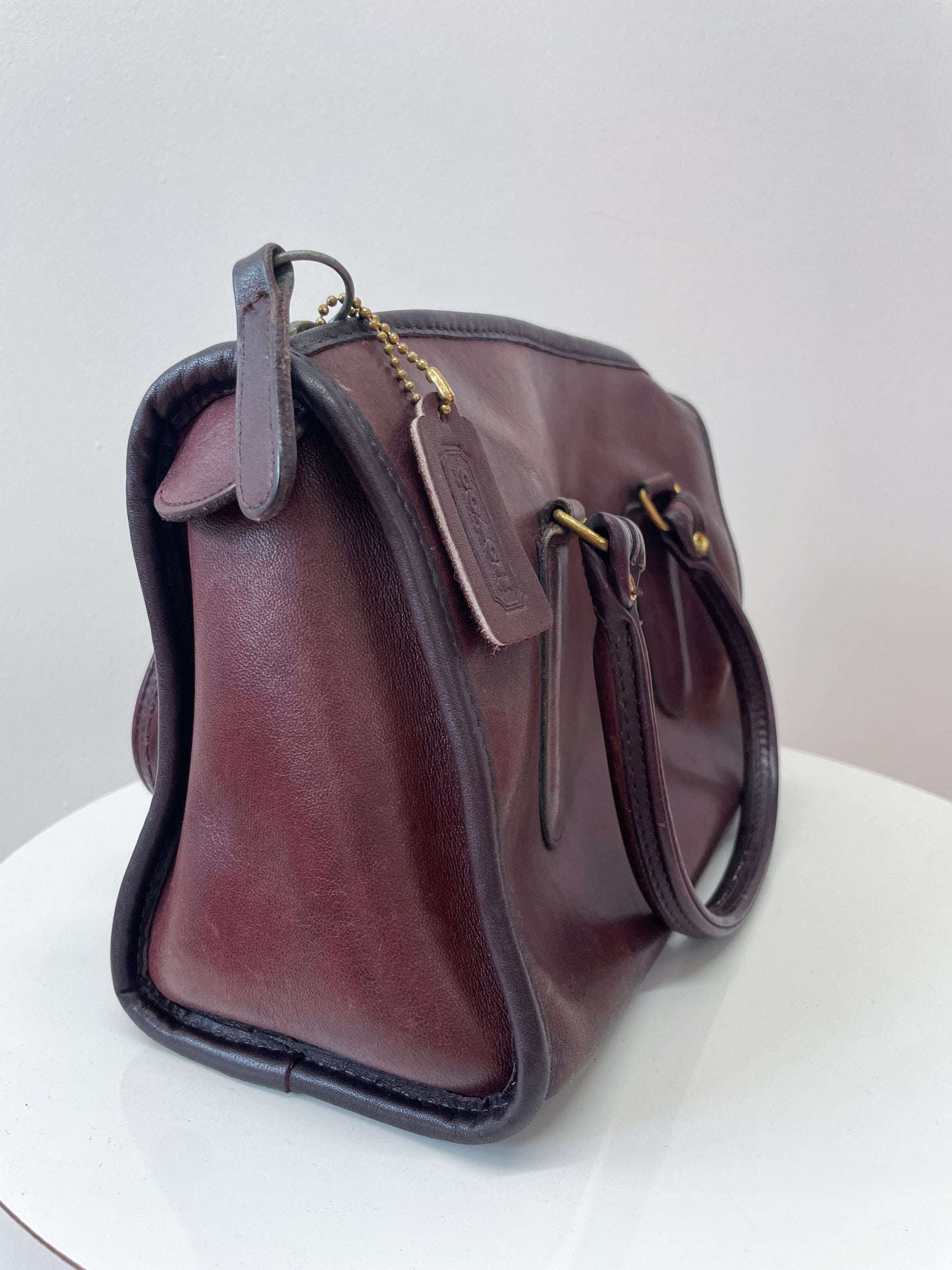 1970s Vintage Coach Leatherware NYC Madison Satchel Bag