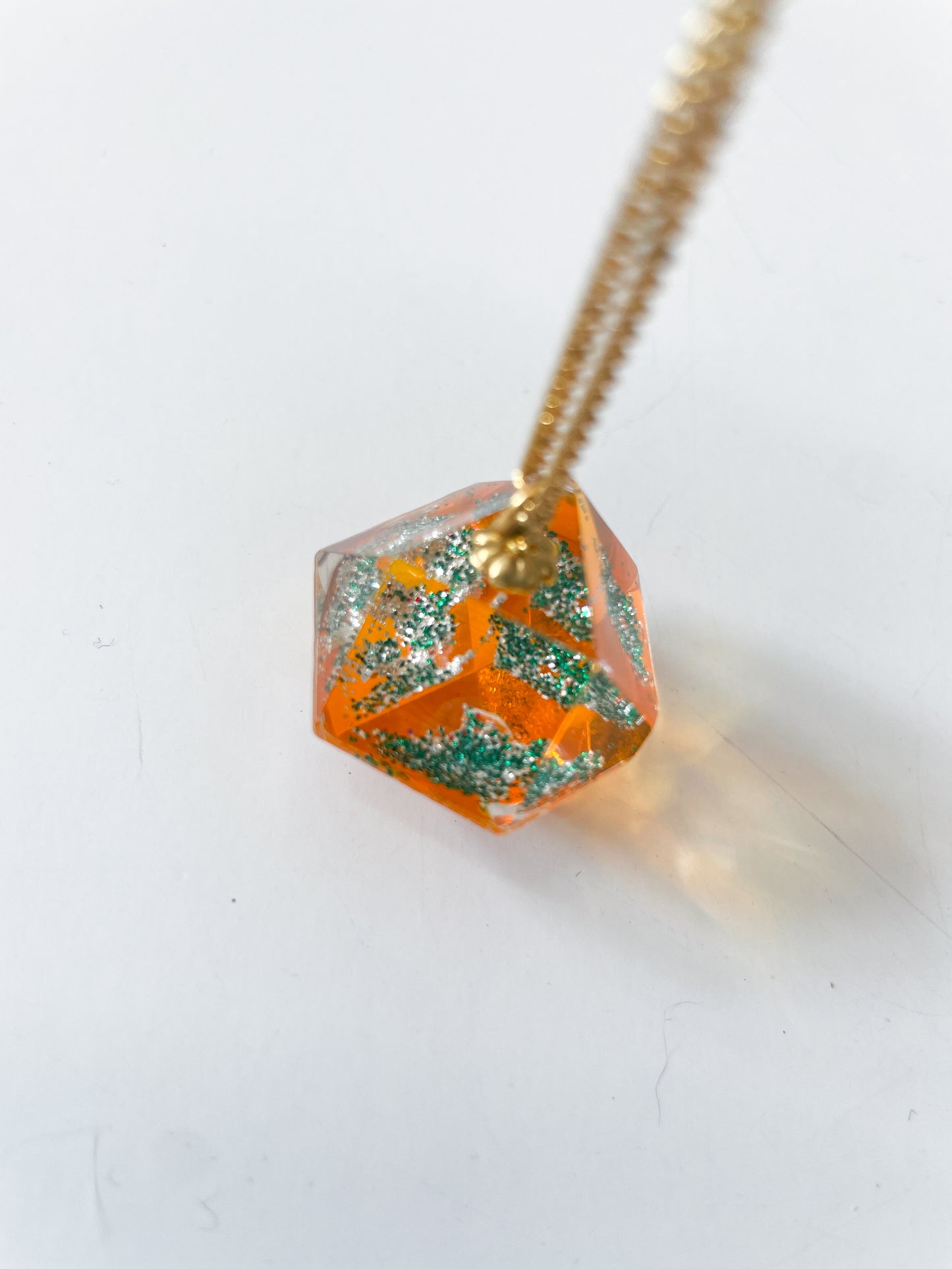 1970s Vintage Yellow & Orange Gems Necklaces