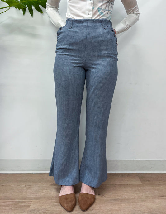 1950s Western Side Zip Slacks Pants by Panhandle Slim