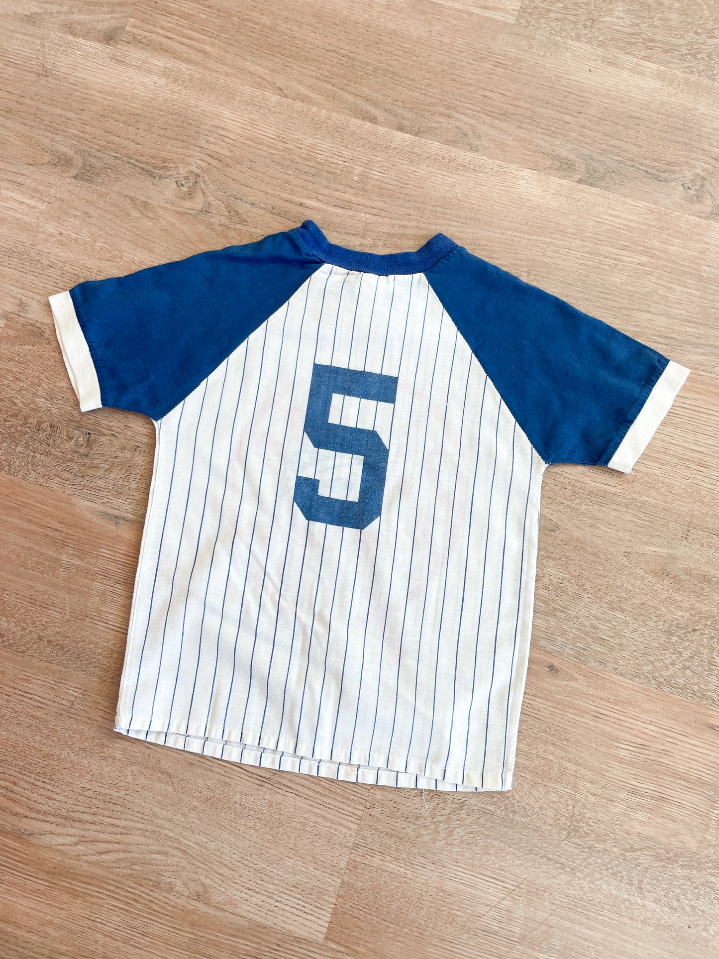 1970s Vintage New York Yankees Baseball Kids Top and Shorts 2 Piece Set