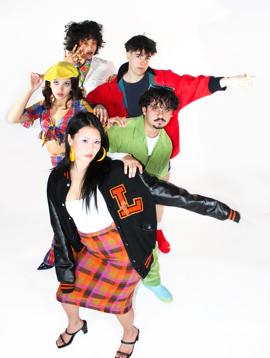 1960s Vintage Leo High School Black and Orange Letterman Jacket