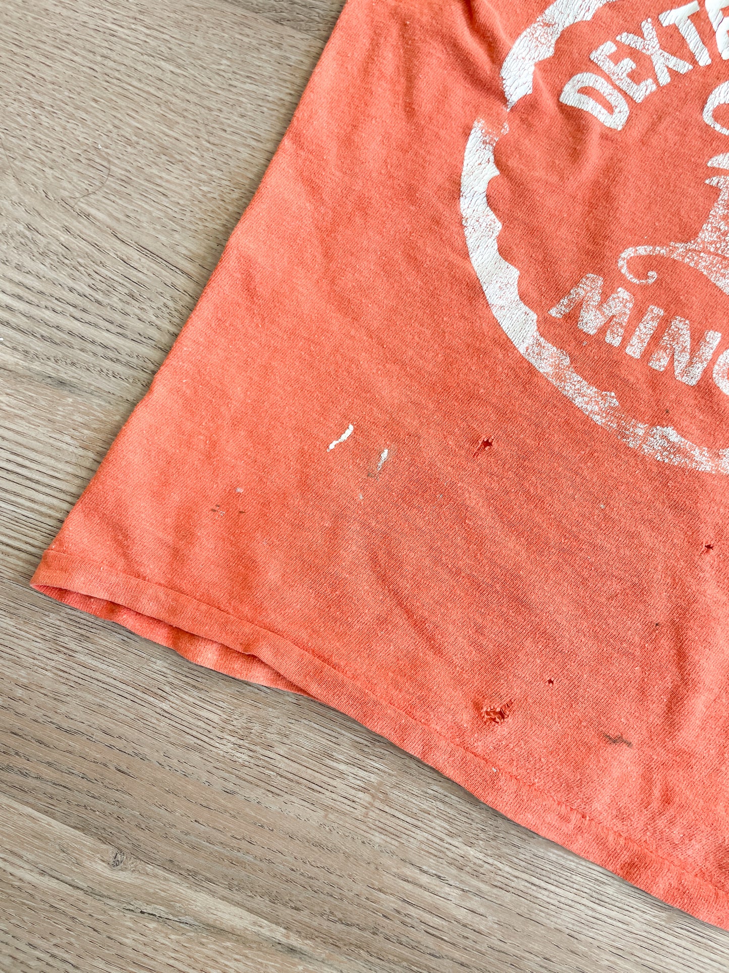 1960s - 70s Vintage Dexter Baseball Major and Minor League Thrashed Kids Tee Shirts - Set of 3