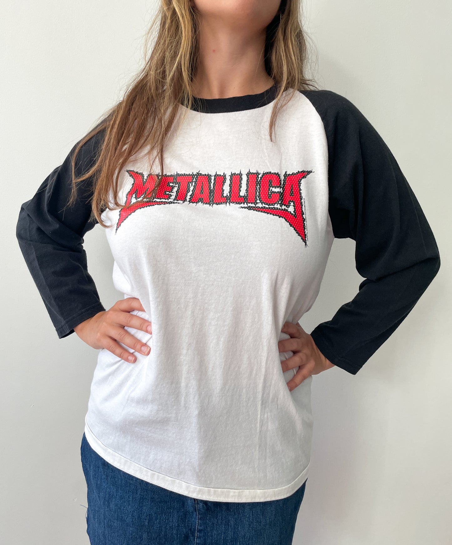 2003 Vintage Metallica "One" Raglan Tee Shirt