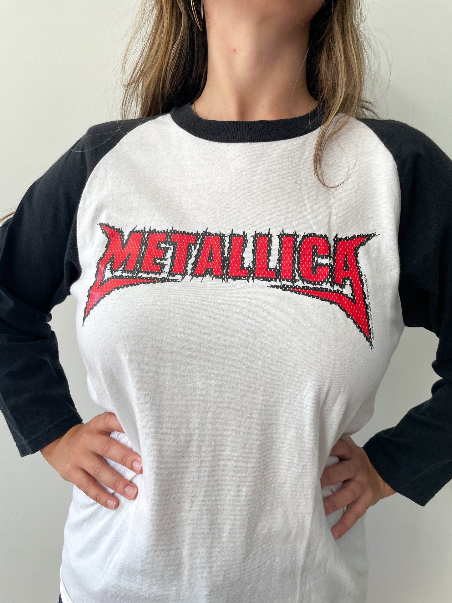 2003 Vintage Metallica "One" Raglan Tee Shirt