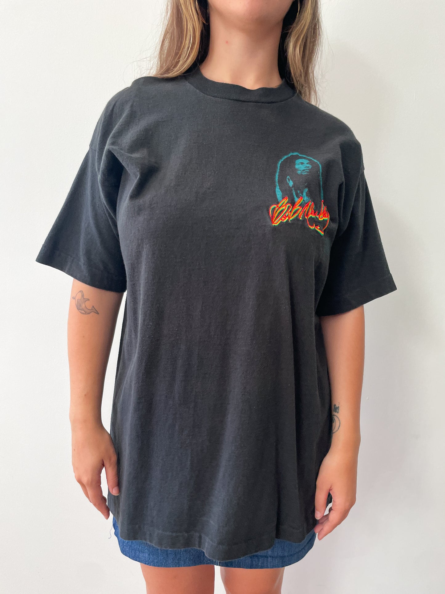1992 Vintage Bob Marley Embroidered T-shirt