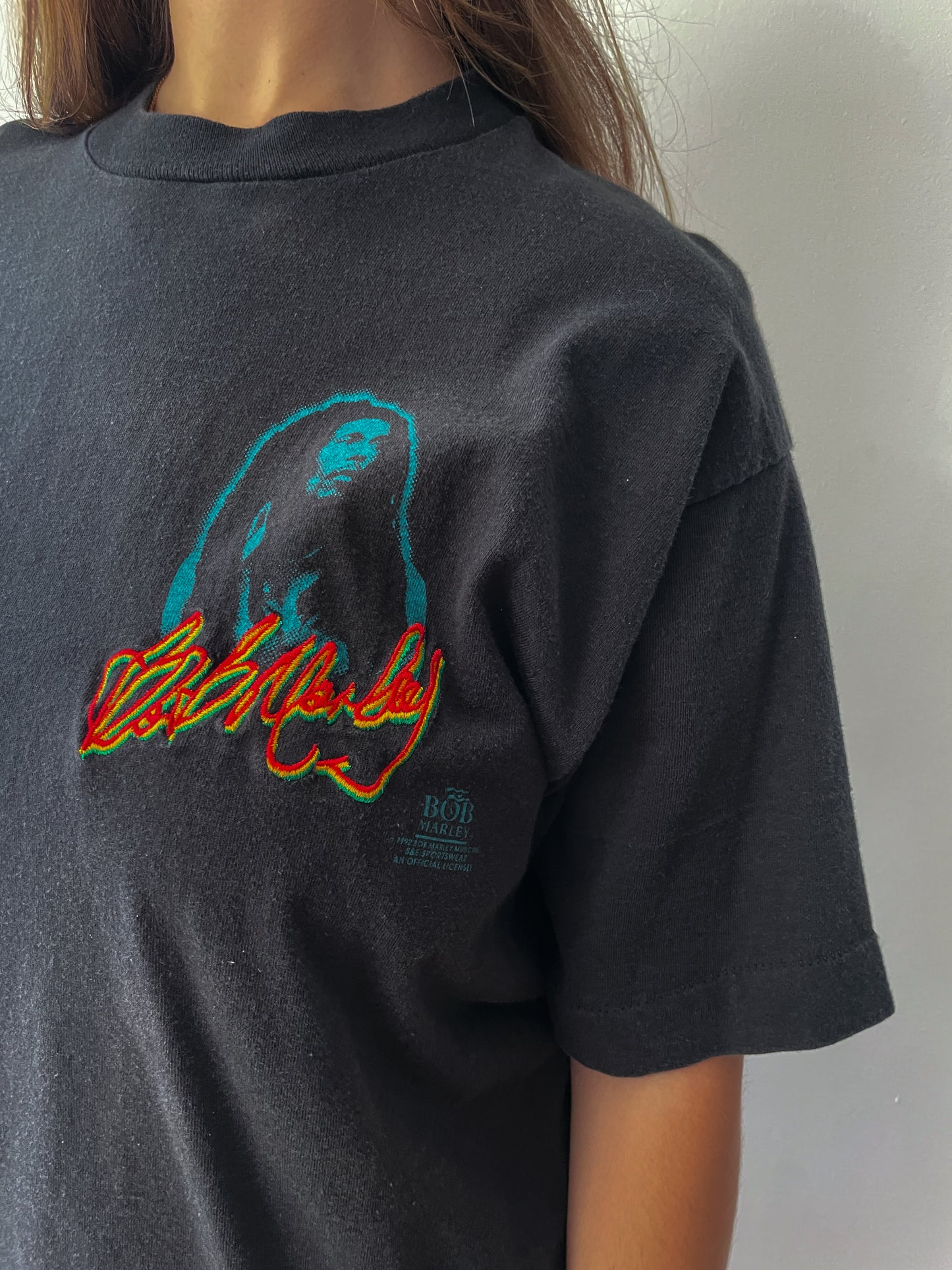 1992 Vintage Bob Marley Embroidered T-shirt
