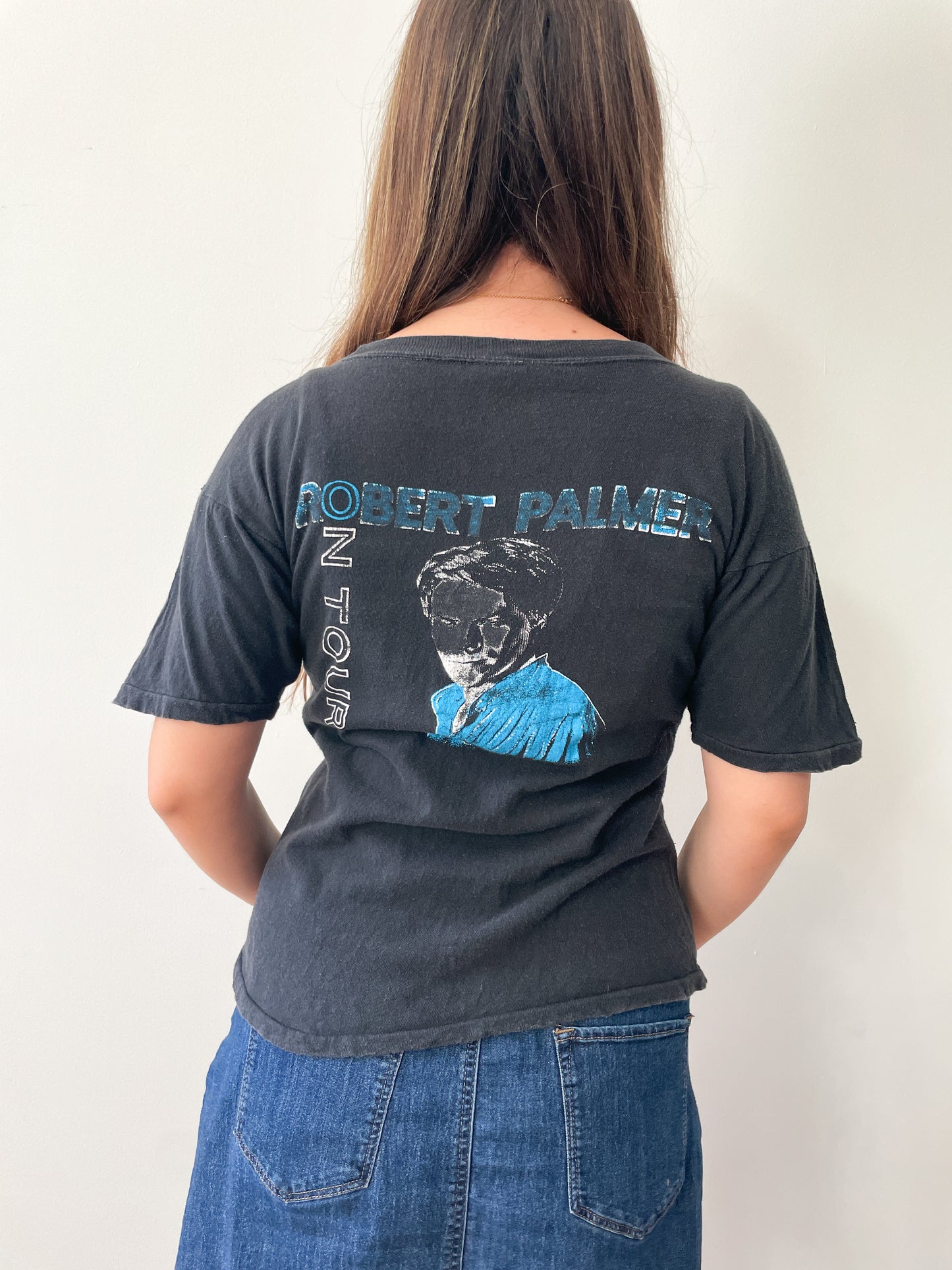 1980s Vintage Robert Palmer Tour Bootleg Tee Shirt