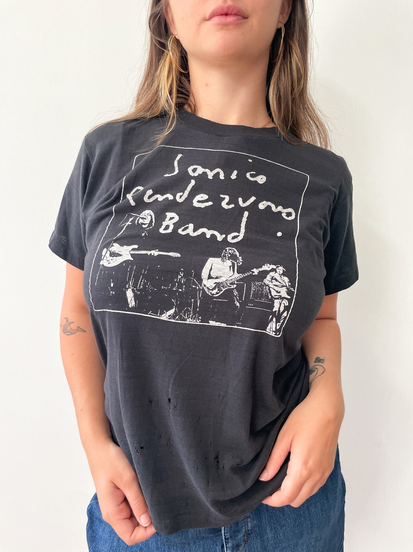 1980s Vintage Sonic's Rendevous Band City Slang Tee Shirt