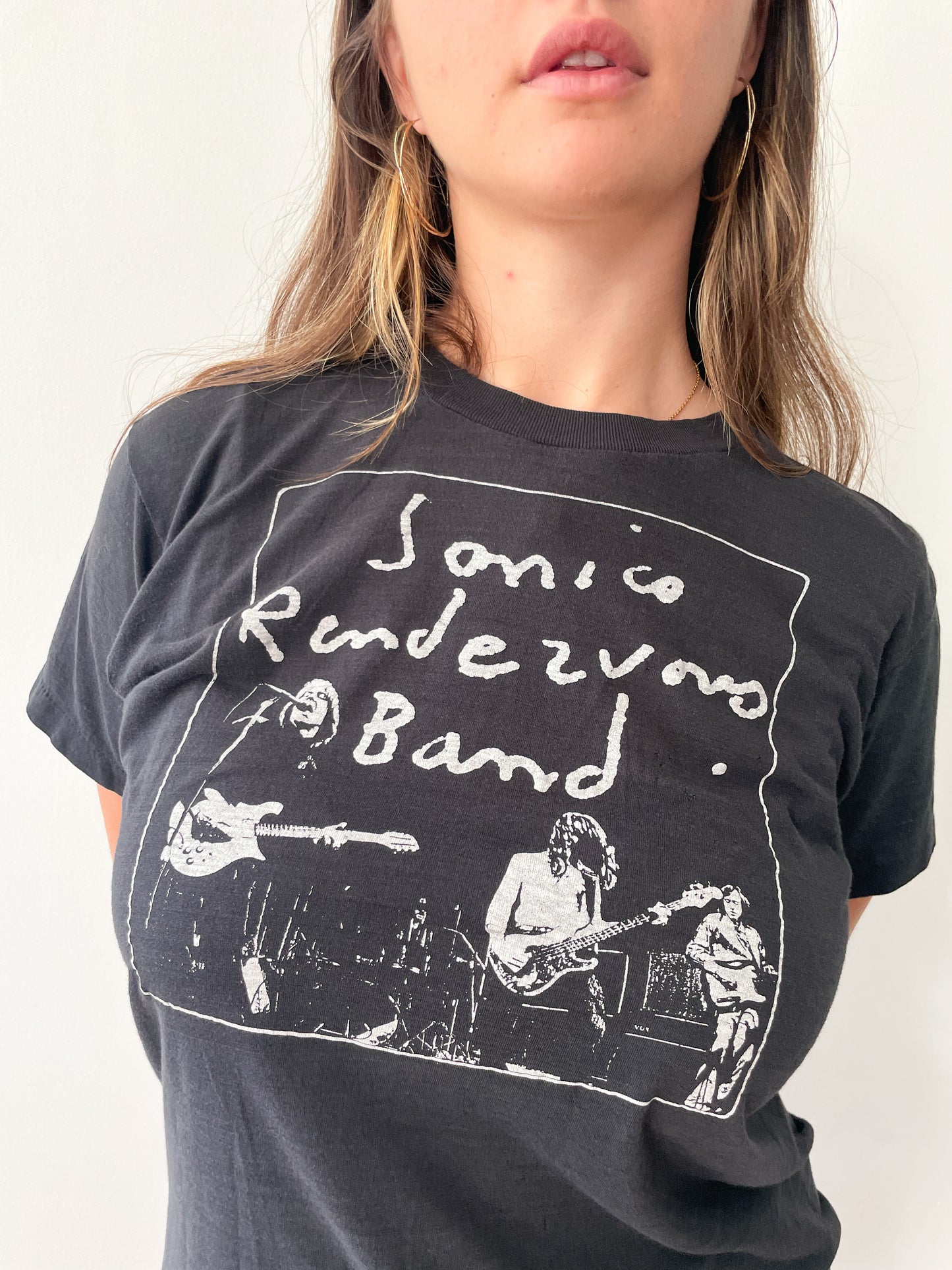 1980s Vintage Sonic's Rendevous Band City Slang Tee Shirt