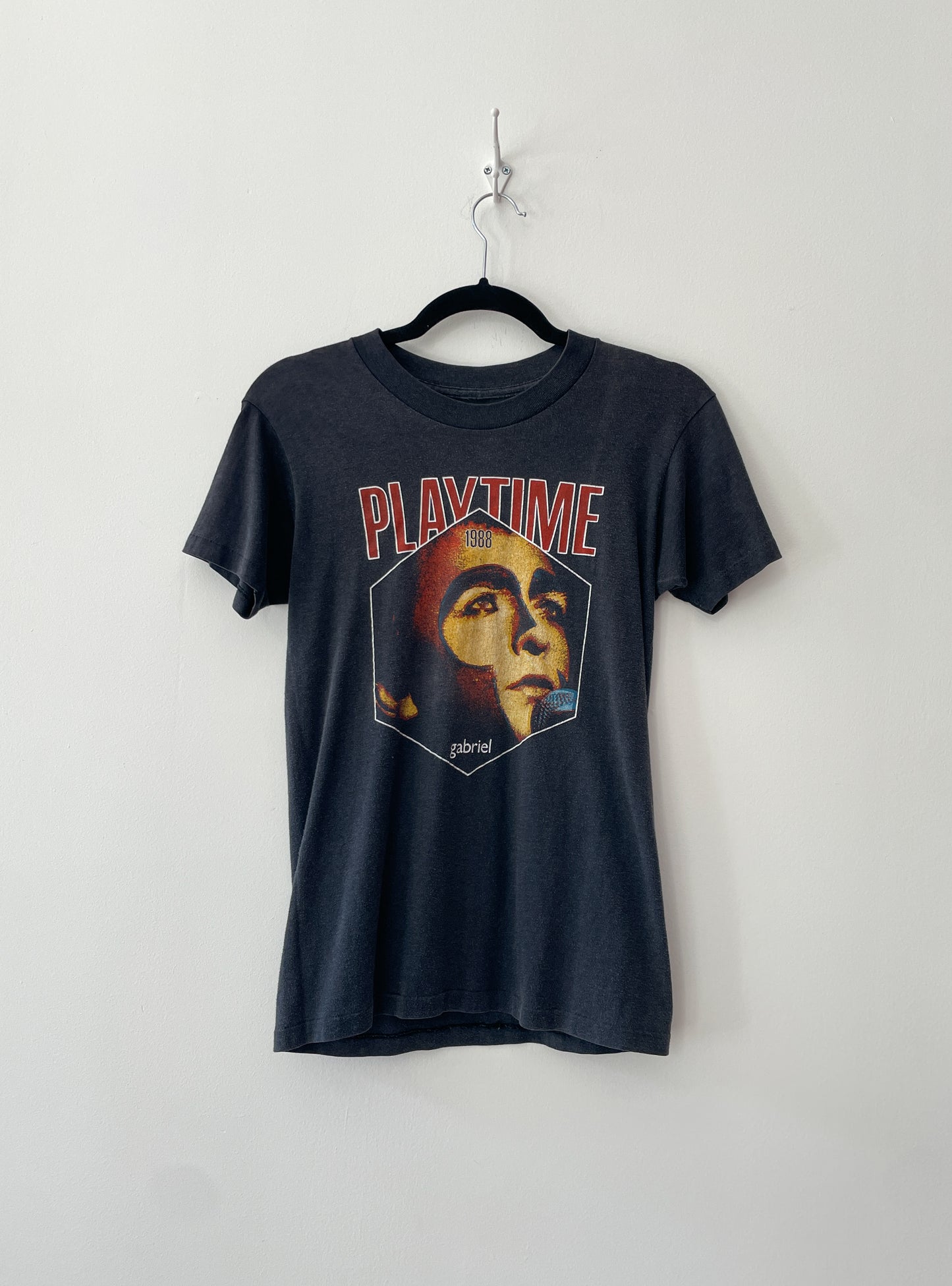 1988 Vintage Playtime Peter Gabriel Concert Tour Tee 1980s