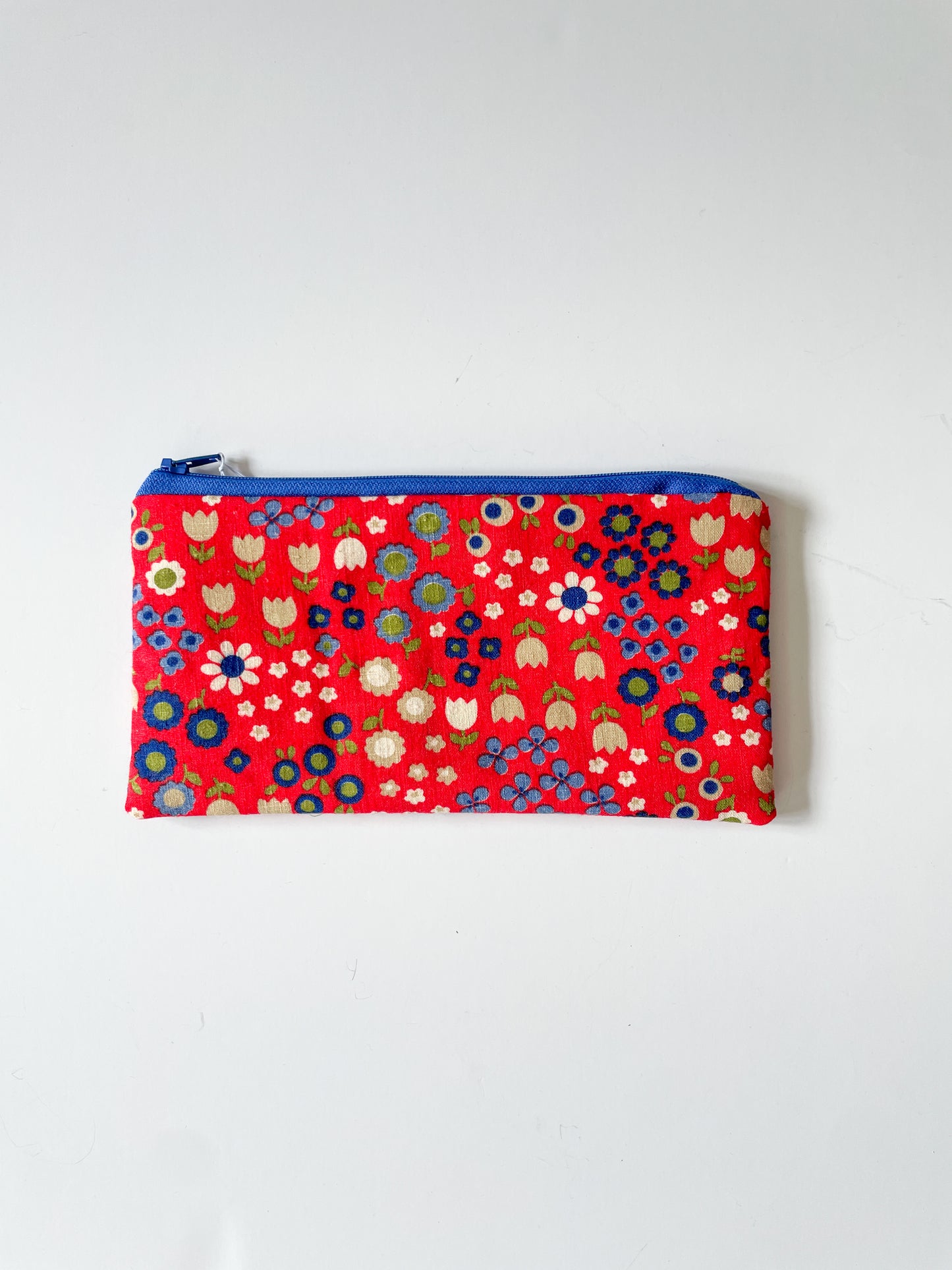Handmade by us! Pencil Pouches of Vintage Fabric