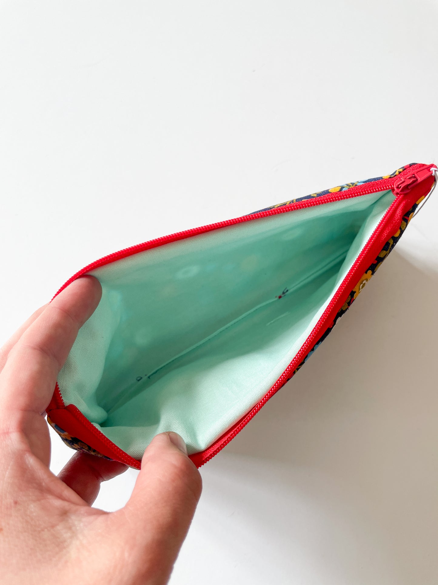 Handmade by us! Pencil Pouches of Vintage Fabric