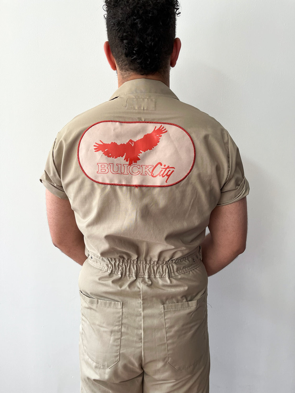 1970s - 1980s "Marty" Buick City Mechanic UAW Jumpsuit Coveralls