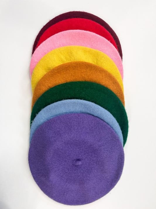 She Wore A Multicolor Beret