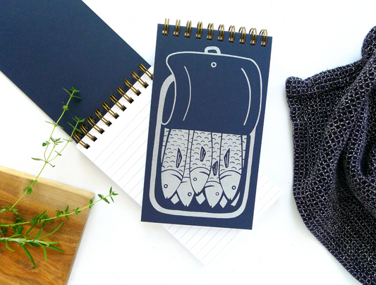 Sardine Coil Notebook